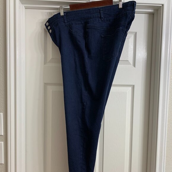 Angels Brand Women's Blue Denim Skinny Jeans, Size 20W - Picture 1 of 7